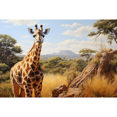 Canvas of a Giraffe